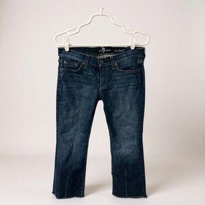 7 for all mankind‎ dark blue bootcut jeans 28